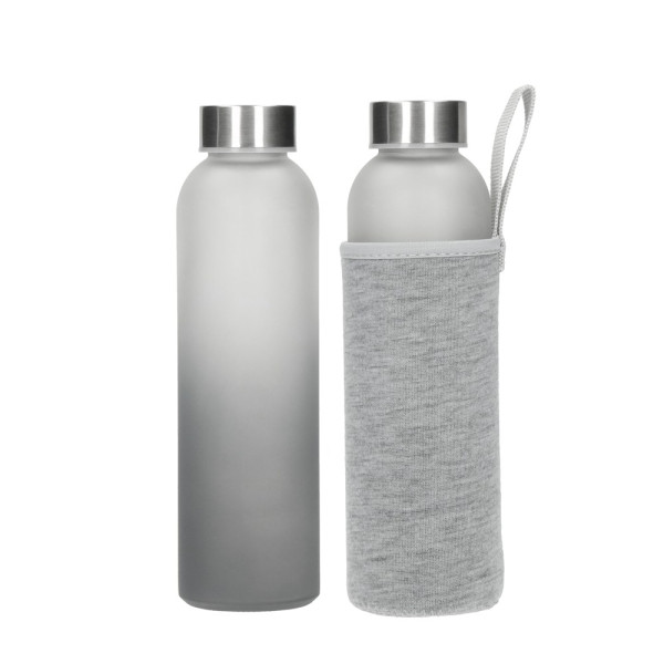 Glasflasche mit Hülle